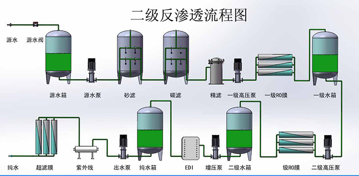 双极反渗透设备流程图.jpg